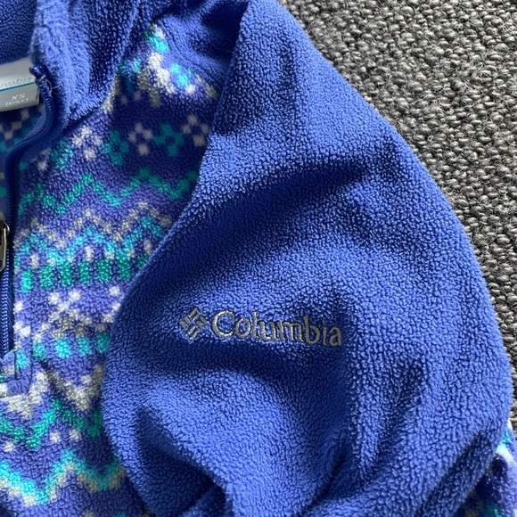 Columbia girls half zip fleece pullover Back To School - Picture 4 of 5